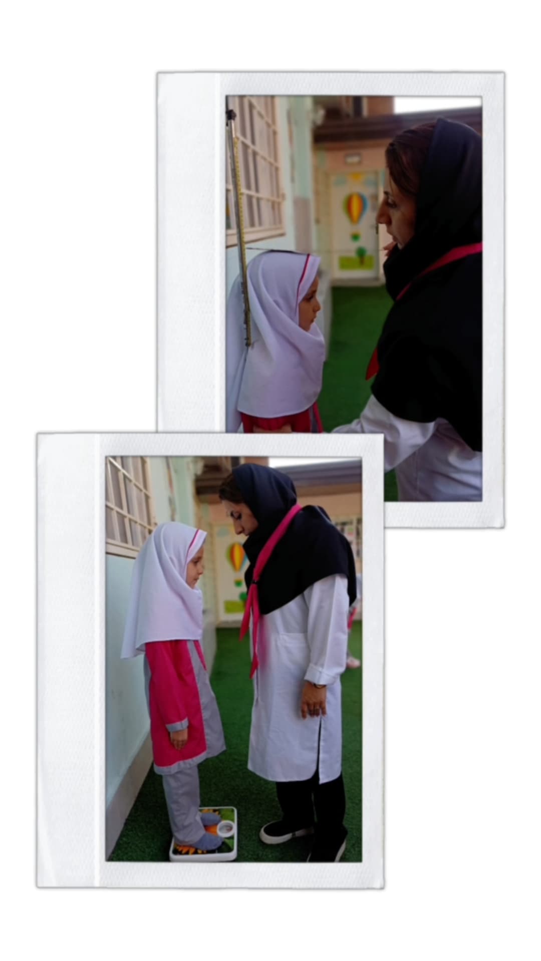 کنترل قد و وزن دانش آموزان توسط مربی بهداشت