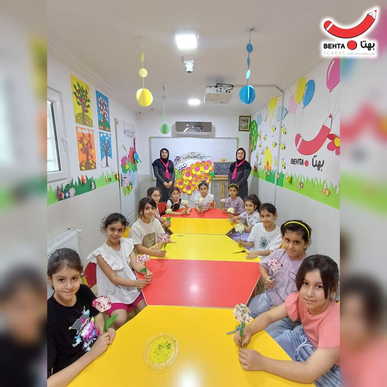 کارگاه گل سازی دبستان بهتا🌼